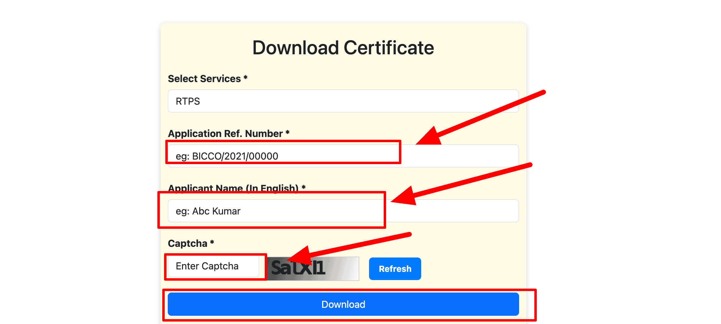 Rtps Download Certificate